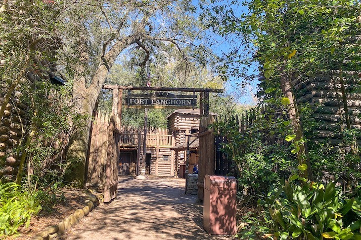 Tom Sawyer Island's Fort Langhorn - the kids will love it!