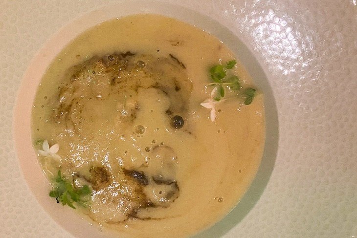 Celery Root and Black Truffle Soup