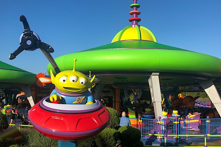 Alien Swirling Saucers