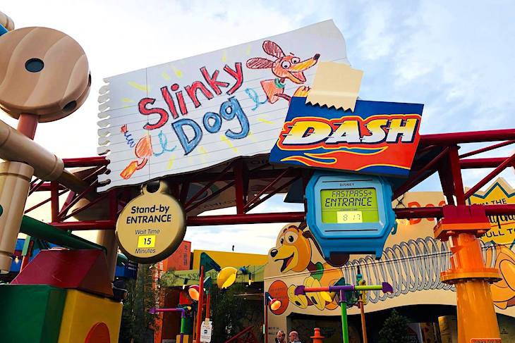 Slinky Dog Dash entrance 