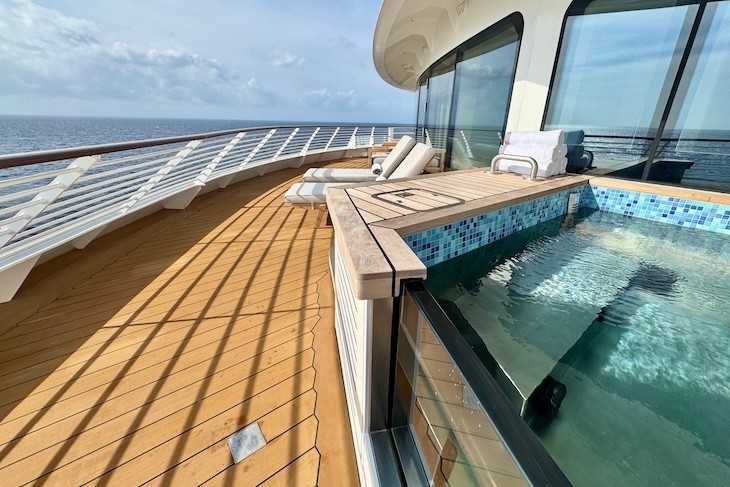 1-story Rajah Royal Suite. I love this expansive balcony and whirlpool!