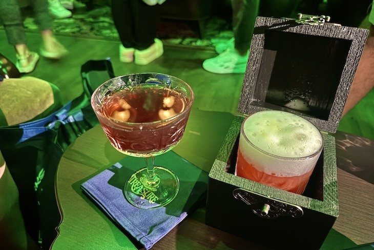 The Haunted Mansion Parlor frightful cocktails!