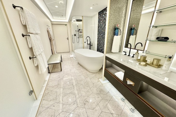 Tomorrow Tower Suite primary bath