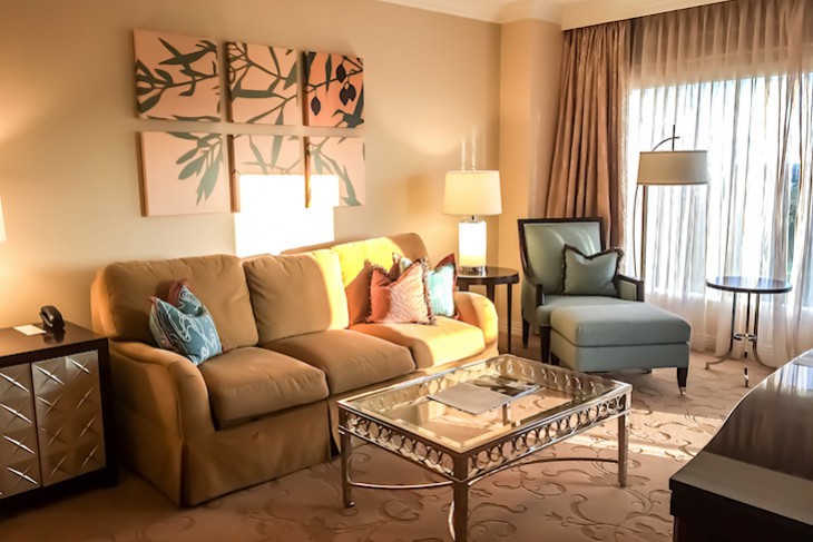 Deluxe Suite living room