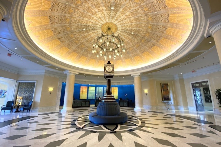 Waldorf Astoria lobby and iconic clock