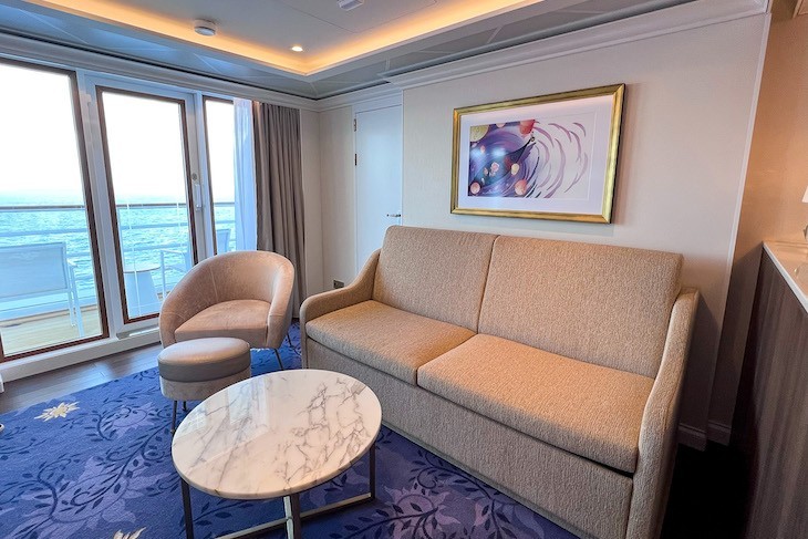 disney cruise wish royal suite Concierge 1-Bedroom Suite with Verandah living area