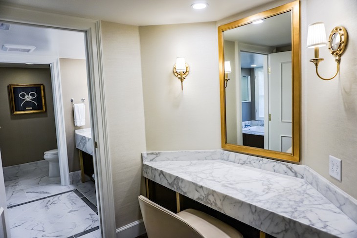 Captain Deck Suite's master bath vanity