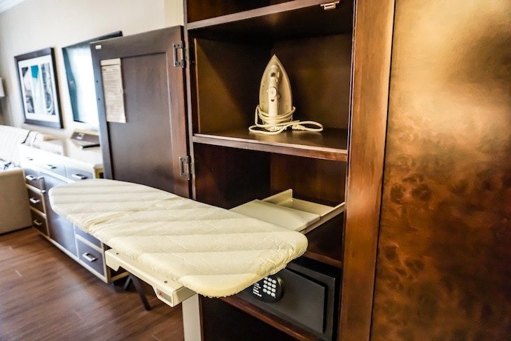 Standard Guest Room nifty ironing board