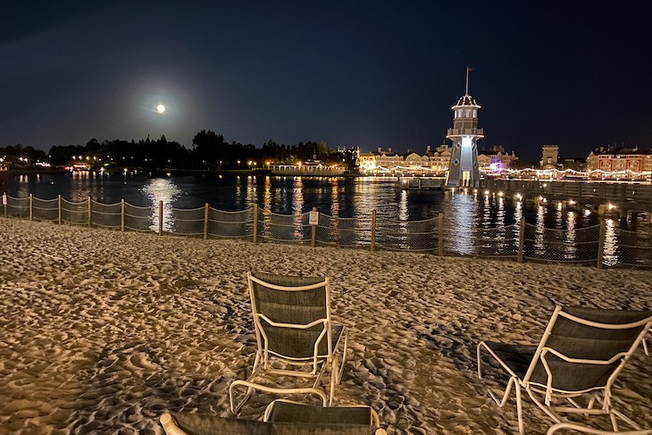 Moonlight over Crescent Lake