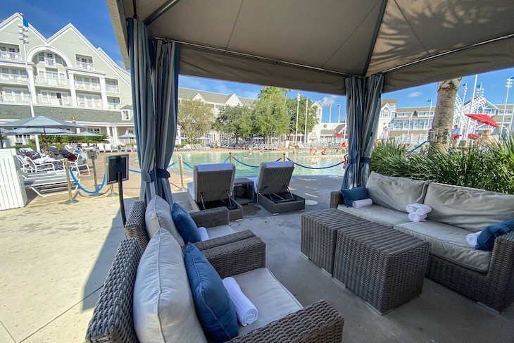 A private pool cabana rental is worth the splurge