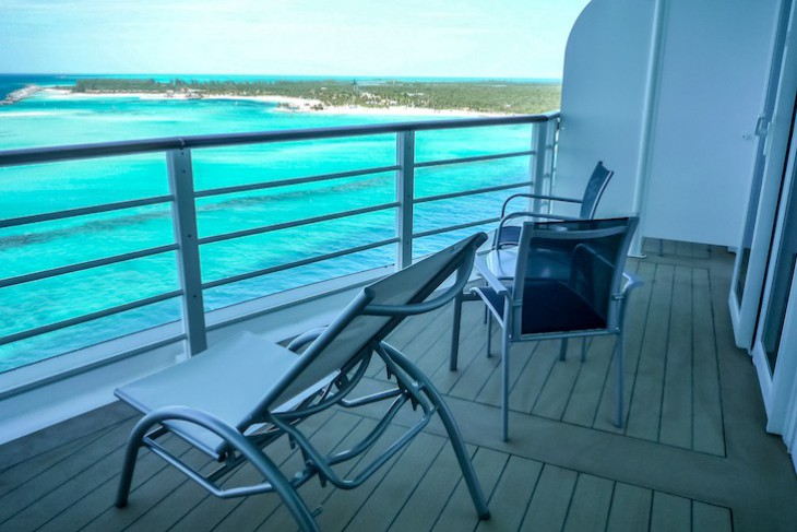 Disney Dream and Fantasy's One-bedroom Suite Verandah Deck 12