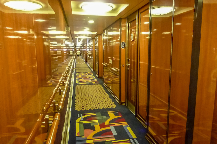 Disney Dream and Fantasy's One-bedroom Suite Concierge hallway